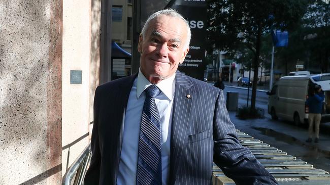 John Poynton arrives at the Perth casino royal commission. Picture: Colin Murty