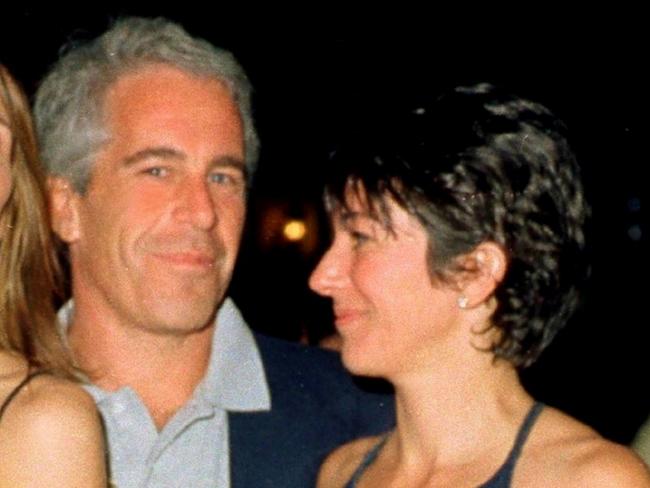 Jeffrey Epstein and Ghislaine Maxwell in 2000. Picture: Getty Images