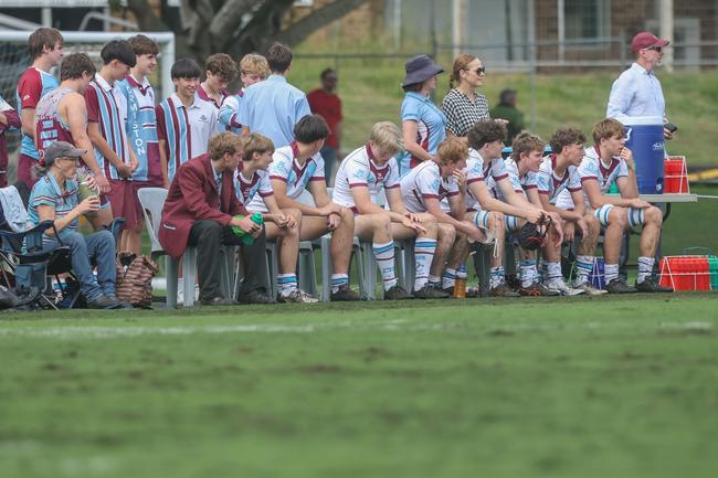 QLD_WSN_ROUND_WK50 Saturday May 17, 2025 – TAS First XV rugby union between Ormiston College and St Paul's College. Played at Ormiston college, Ormiston. Photography by Stephen Archer