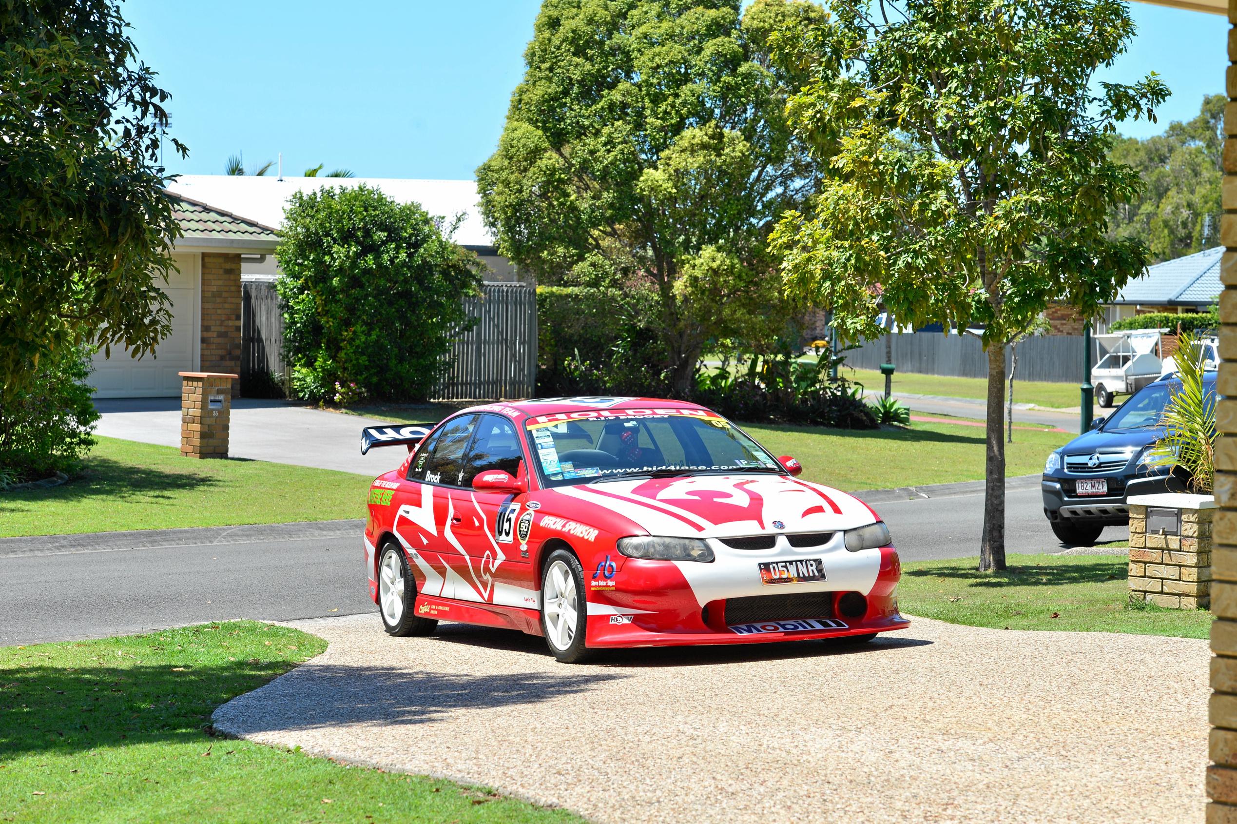 Lyn Hunt with her holden. Picture: John McCutcheon