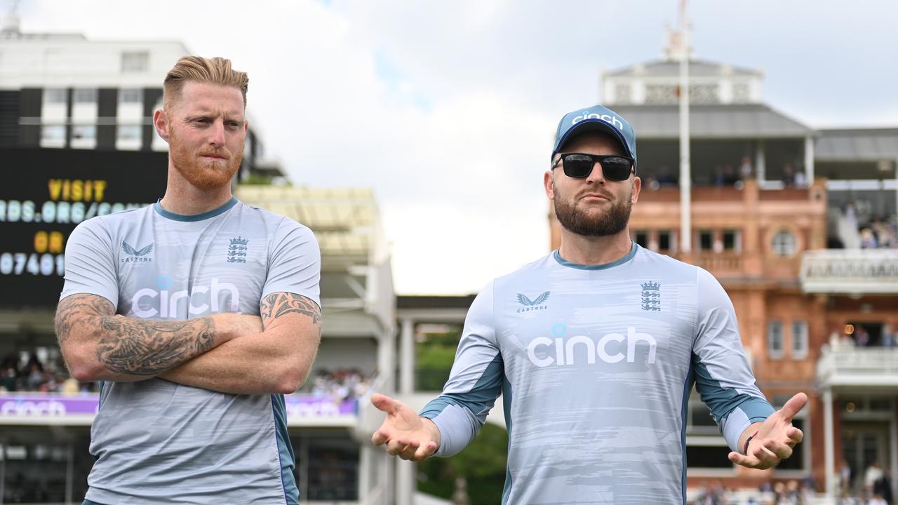 Ben Stokes and head coach Brendon McCullum have England back in the frame for the Ashes. Photo:Getty Images