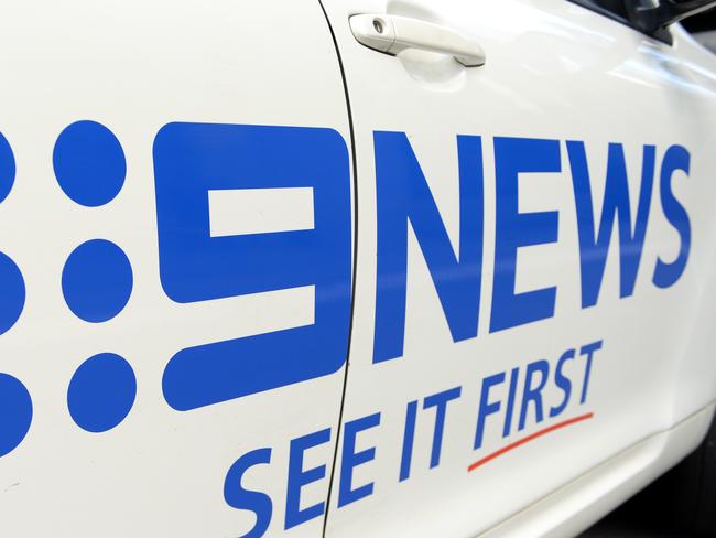 A stock image of the Nine Network logo on a news crew car, Thursday, March 13, 2014. (AAP Image/Dan Peled) NO ARCHIVING