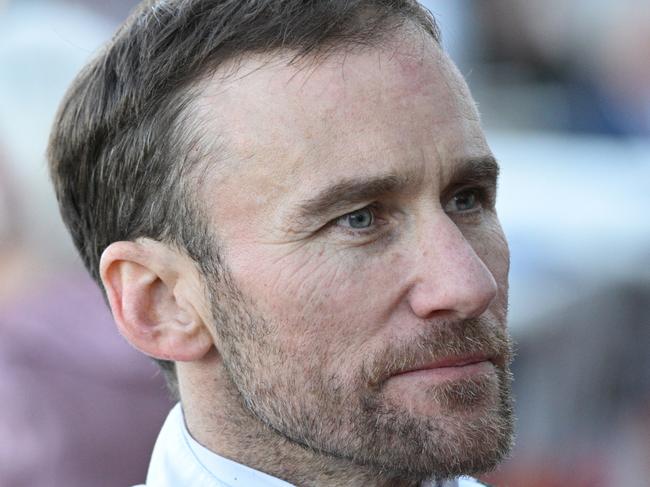 MELBOURNE, AUSTRALIA - MAY 31: Luke Currie after riding Dublin Journal to win Race 7, the Ian Miller Handicap during Melbourne Racing at Caulfield Racecourse on May 31, 2025 in Melbourne, Australia. (Photo by Vince Caligiuri/Getty Images)