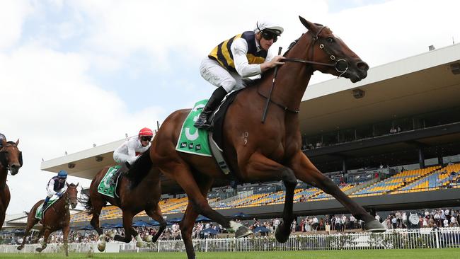 James McDonald won last year’s Souther Cross Stakes on Lady Laguna. Picture: Jeremy Ng/Getty Images