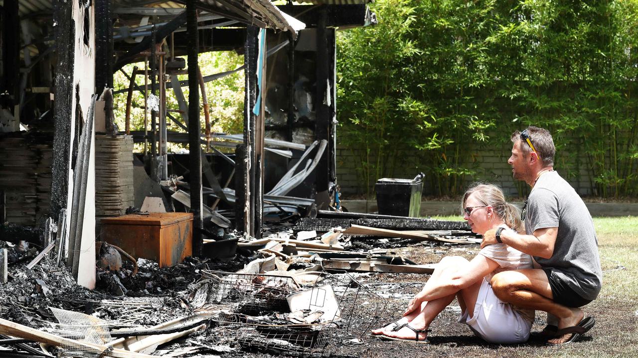 After the devastation of a house fire, the often painful task of insurance claims begins. Picture: Liam Kidston.