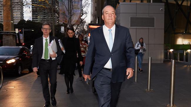 NSW MP Daryl Maguire is seen leaving the NSW Independent Commission Against Corruption (ICAC) in Sydney on Friday, July 13. Picture: AAP