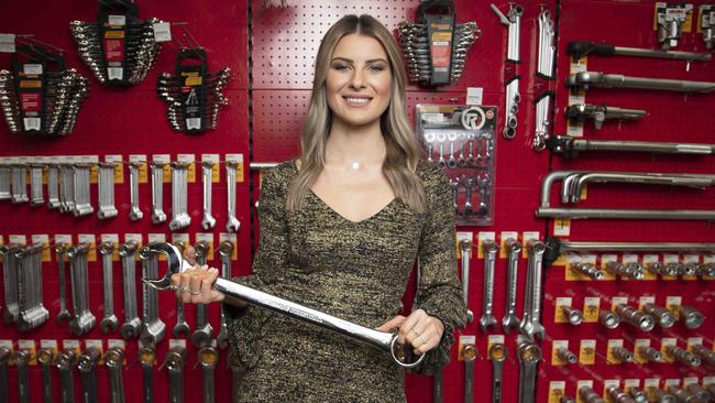 Rachel Ford is a fashion-savvy Instagram influencer and the marketing manager of her father's company, Trade Tools. Photo: Russell Shakespeare