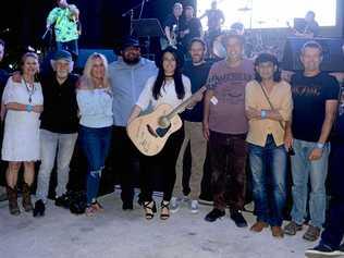 HAPPY TO HELP: Thammasivaphat Sudchai joined local musicians at Stomp the Crack November 11 to help local and interstate musicians raise more than $13,500 for drought-stricken Queensland farmers. Picture: Jann Houley