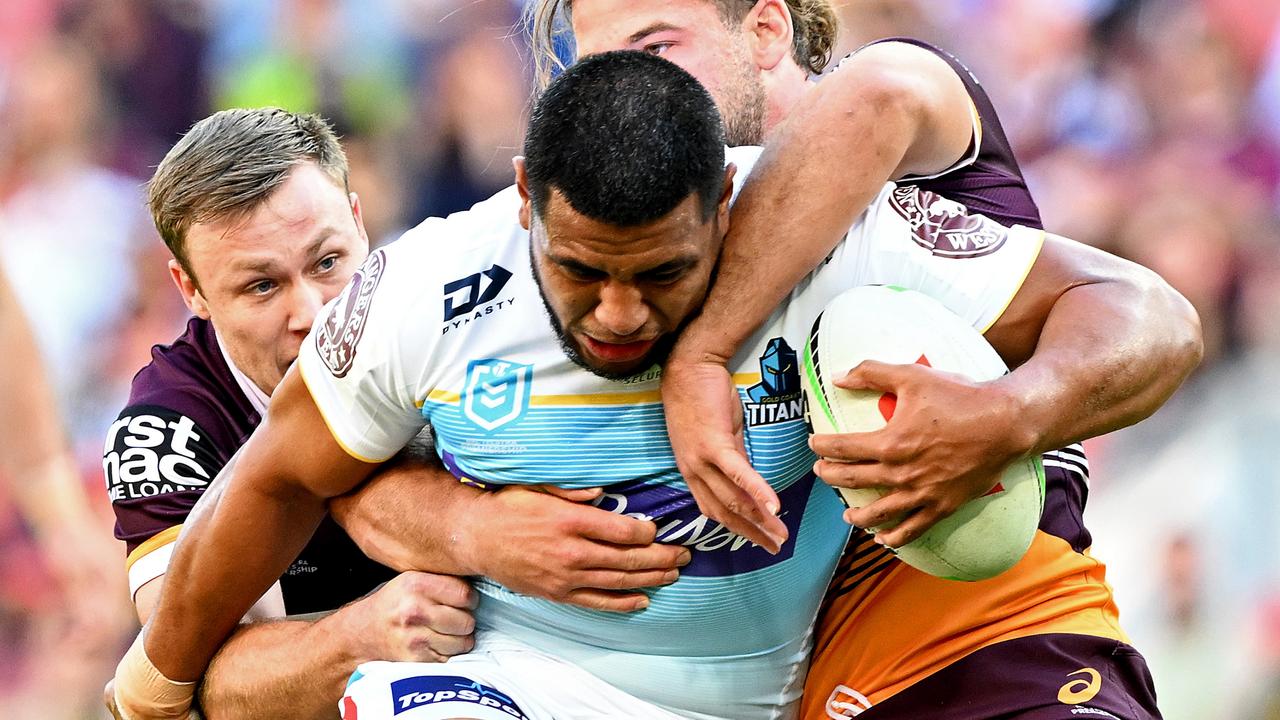 Gold Coast Titans stun NRL ladder leading Brisbane Broncos, North