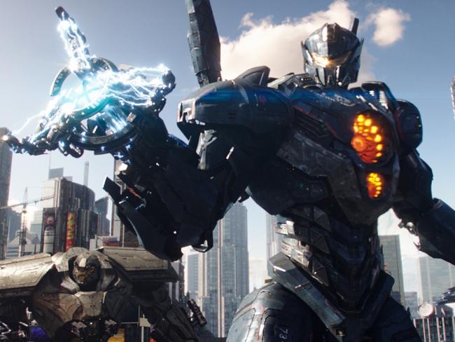 Scene from film Pacific Rim: Uprising