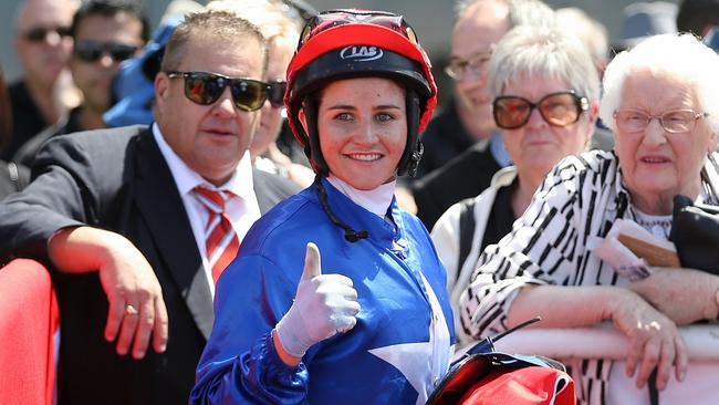 Michelle Payne will train for a women-only syndicate. Picture: Wayne Ludbey