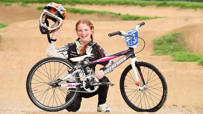 Emerald Blyth had a successful time at this year’s Australian BMX Titles. Picture: Josie Hayden