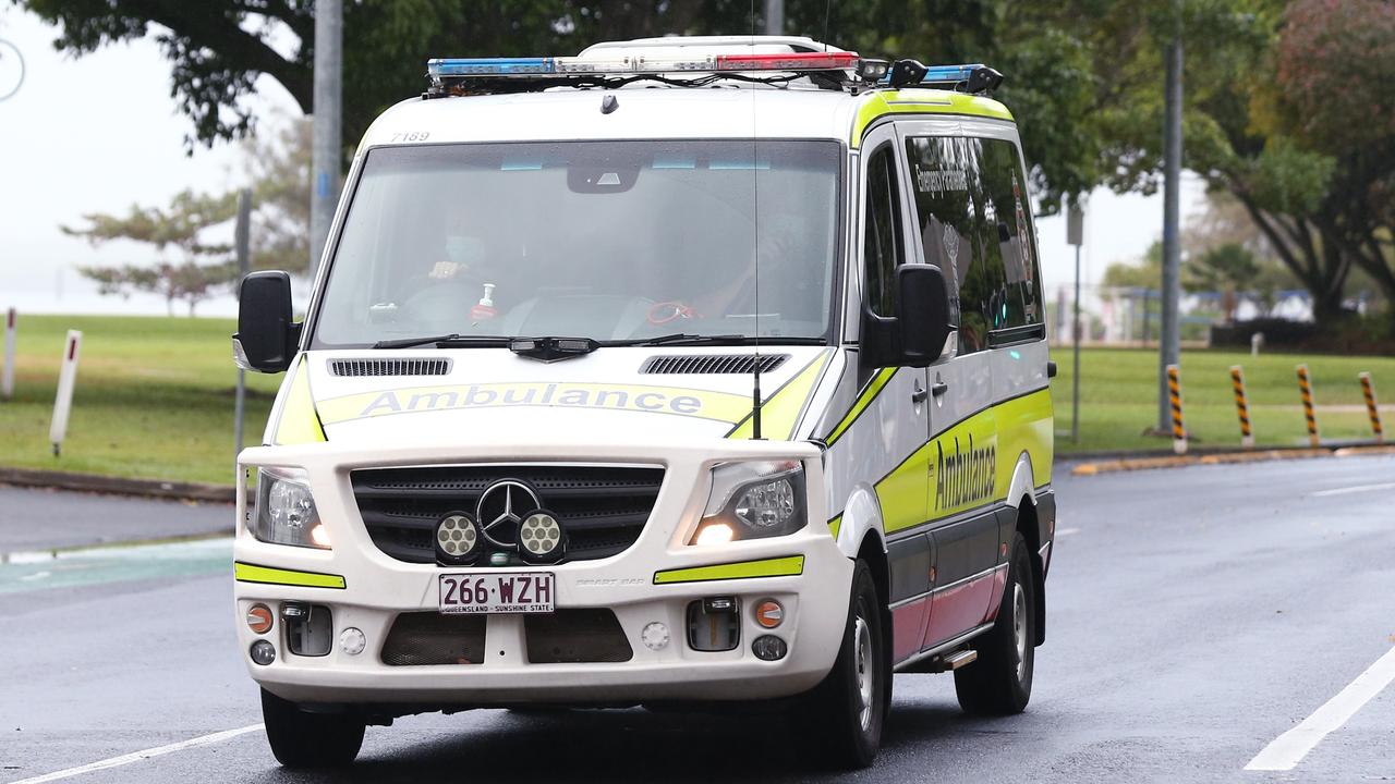 Industrial mower crash Aeroglen: Paramedics, police and firefighters on ...