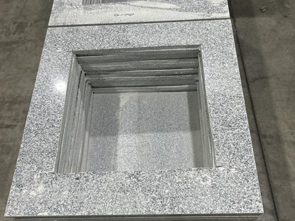 Where the drugs were hidden within the tiles. Picture: Supplied