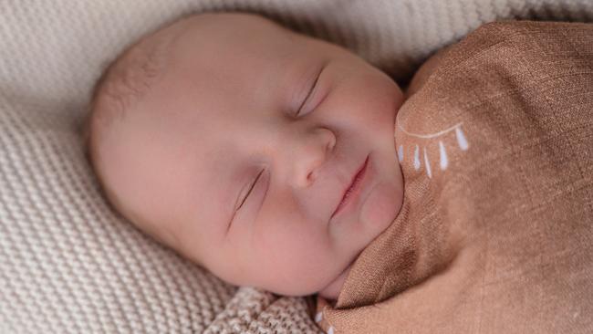 Hunter Underdown, who was born on October 13, lost his life 11 days later after an infection. Picture: Supplied by family