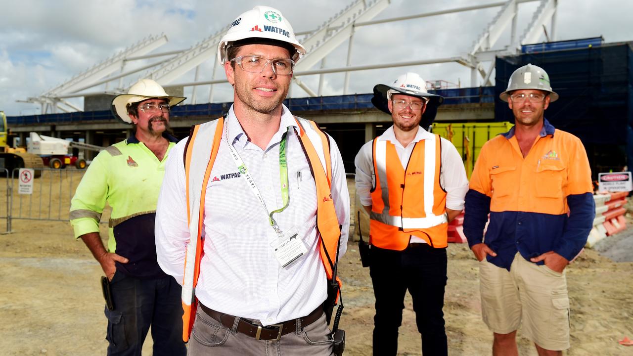 North Queensland Stadium: Stadium begins to take shape, with work on ...