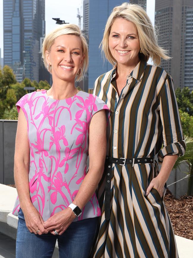 Today show hosts Deb Knight and Georgie Gardner. Picture: Alex Coppel