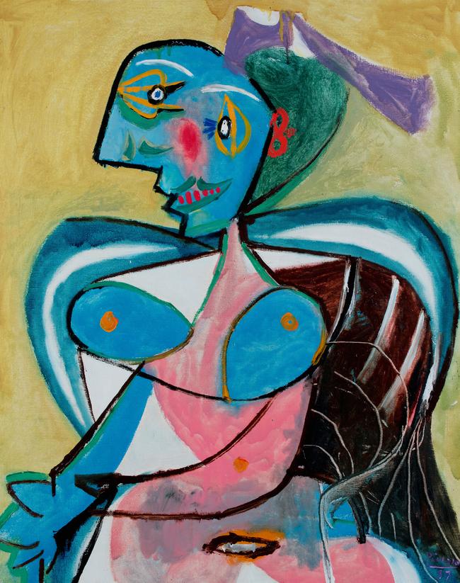 Pablo Picasso, Woman from Arles (Lee Miller), 1937. Private collection, copyright Succession Picasso / Copyright Agency 2019. This painting will be seen as part of the exhibition Matisse and Picasso.