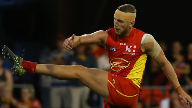 Trent McKenzie in his Gold Coast Suns days. Photo: Regi Varghese