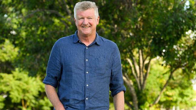 Labor's lord mayoral candidate Pat Condren in Brisbane on Saturday. Picture: AAP