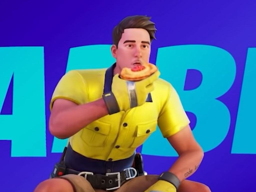 Lazarbeam said the meat pie emote is his favourite part of the skin.