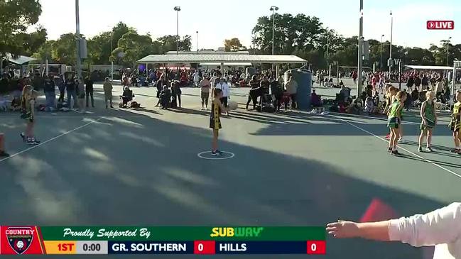 REPLAY: SA Country Netball Championships - Great Southern vs Hills (U13's Div 1A) Court 5