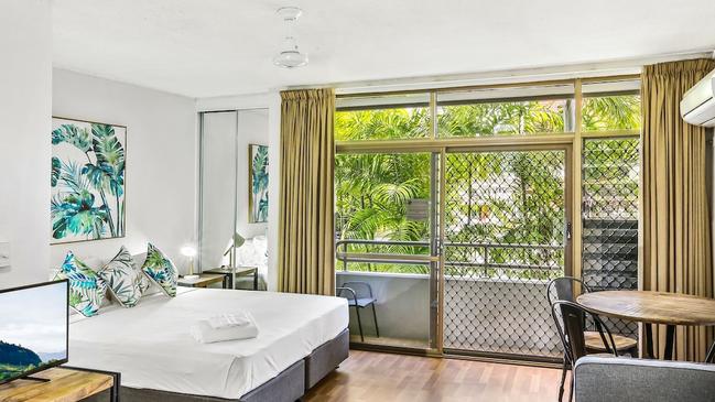 This studio in Cairns is an Airbnb that rents for about $534 for three nights.