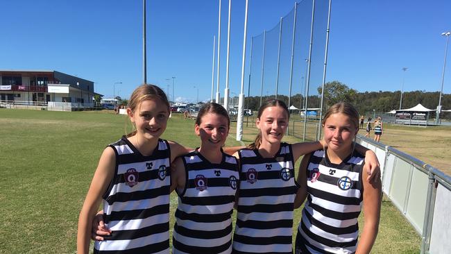 Paige Johnson, Grace Macartney, Lucy Corcoran and Evie Marshall kicked goals.