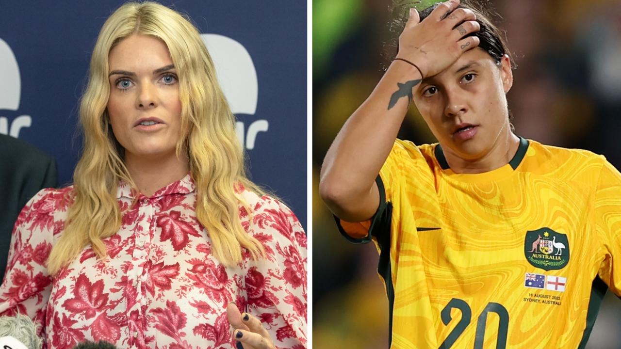 Erin Molan and Sam Kerr.