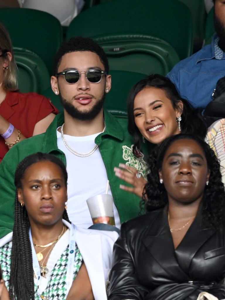 The couple were all smiles at the tennis. (Photo by Karwai Tang/WireImage)