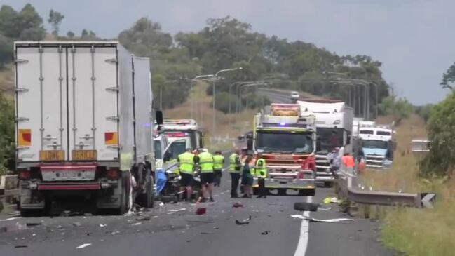 Emergency services at scene of serious Oakey crash