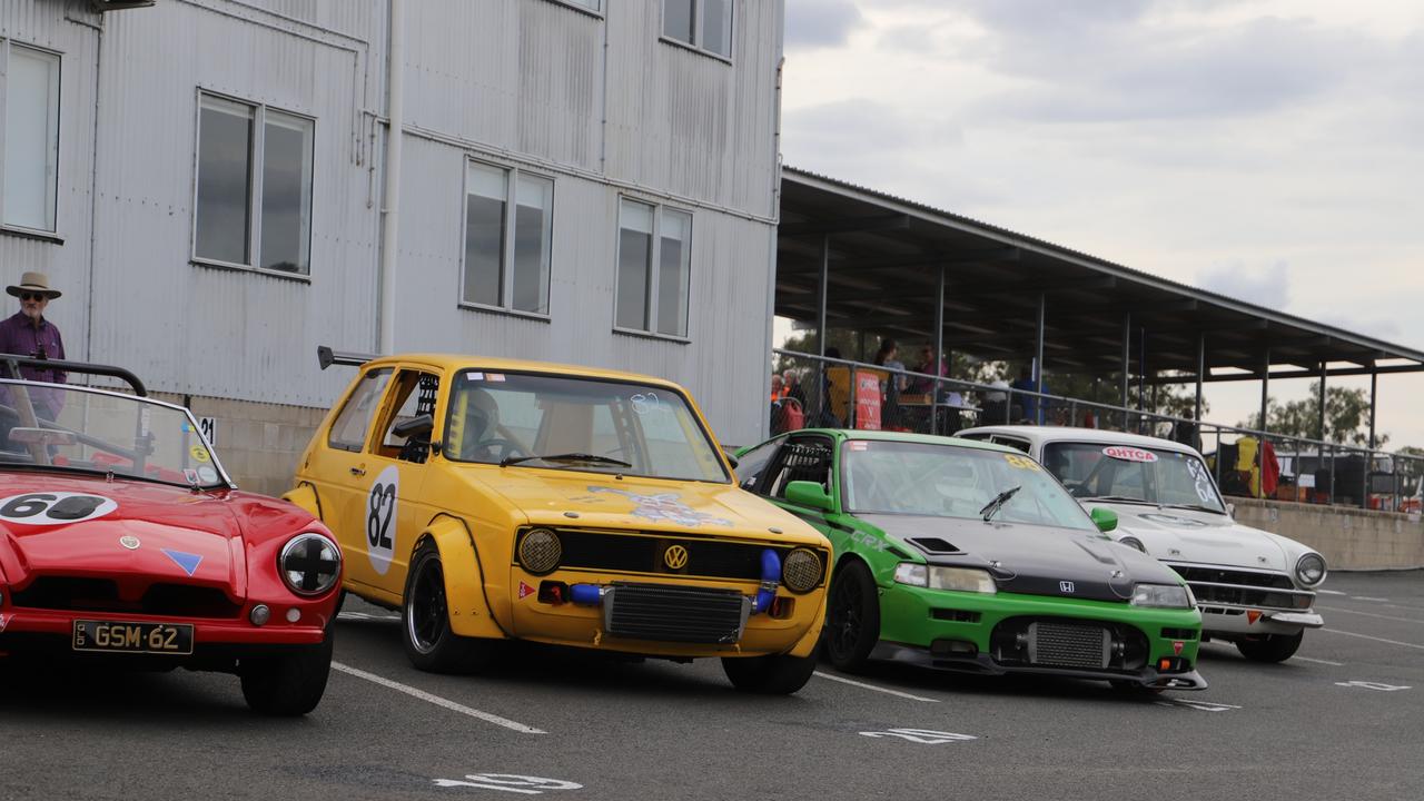 The Historic Car Club Queensland meet at Morgan Park Raceway.