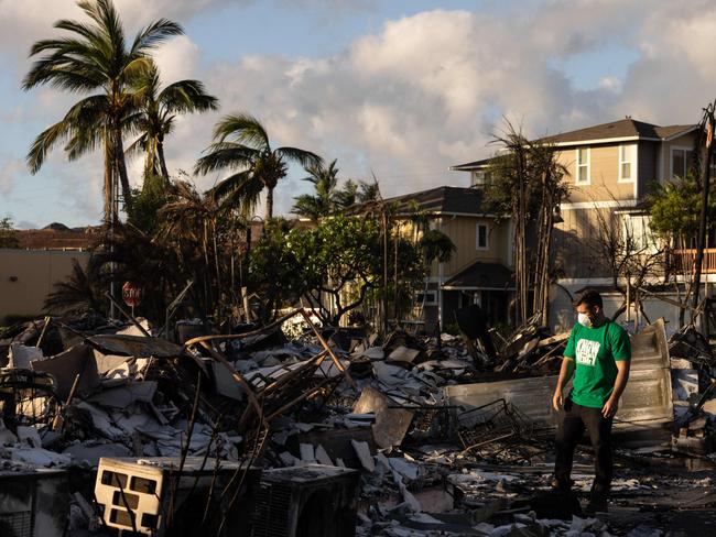 The wildfires which swept through Maui have destroyed thousands of homes and killed 96 people. Picture: AFP