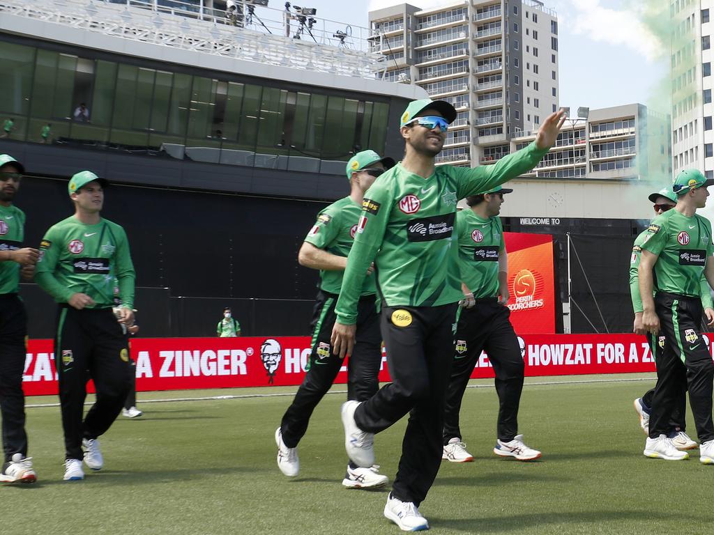 The Melbourne Stars cobbled together a team after a Covid outbreak saw 10 players forced out. Picture: Darrian Traynor/Getty Images