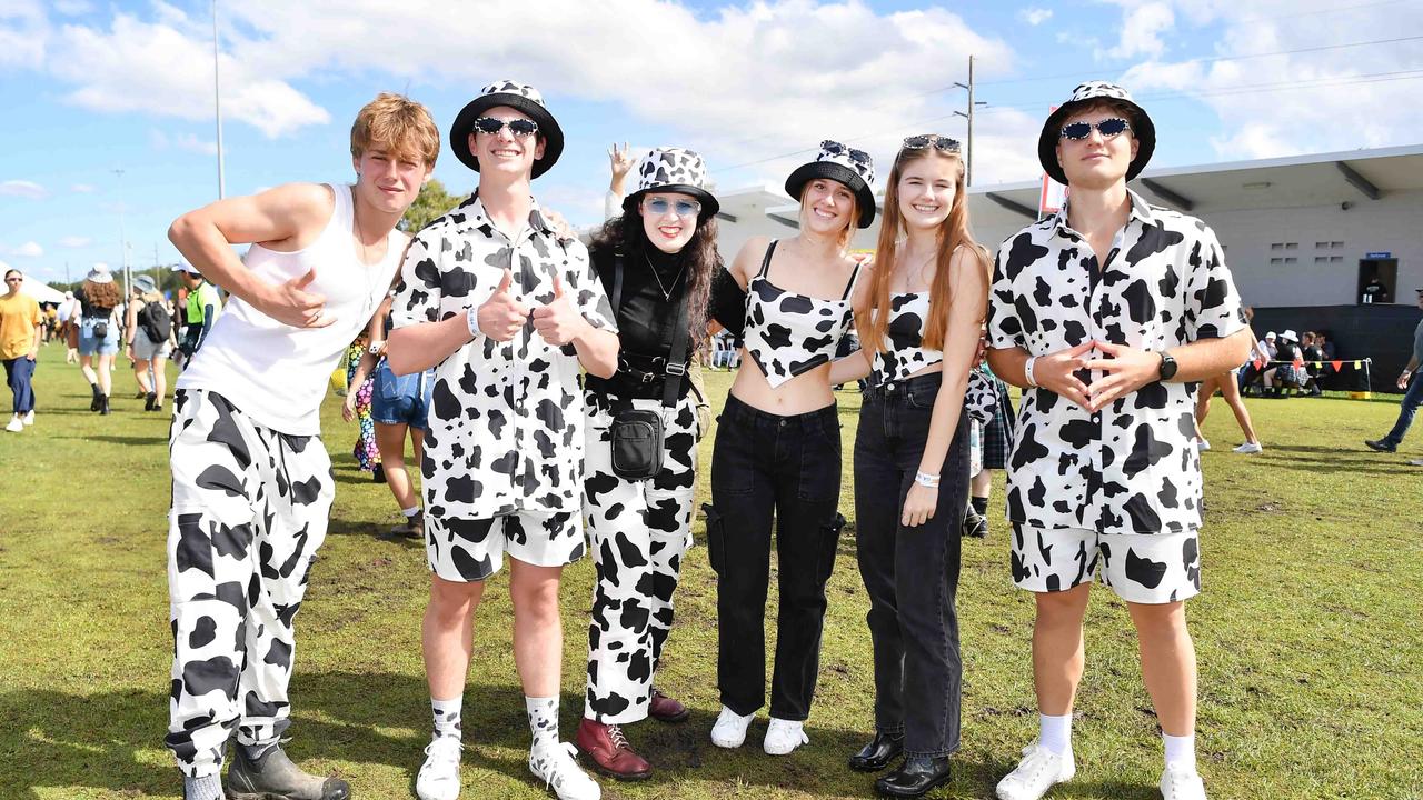 The Bakes crew at Groovin the Moo, Sunshine Coast 2023. Picture: Patrick Woods.