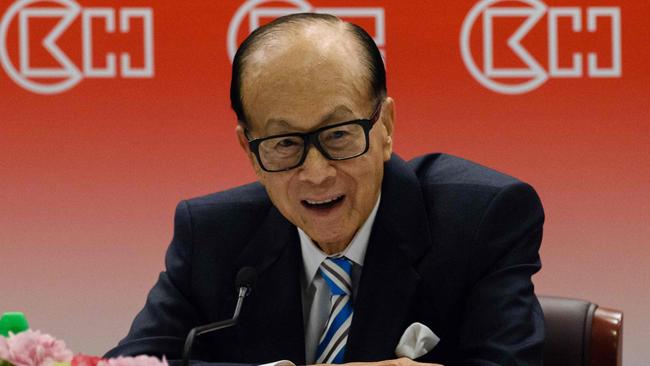 Hong Kong's richest man Li Ka-shing, whose family owns CK Life Sciences. Picture: AFP