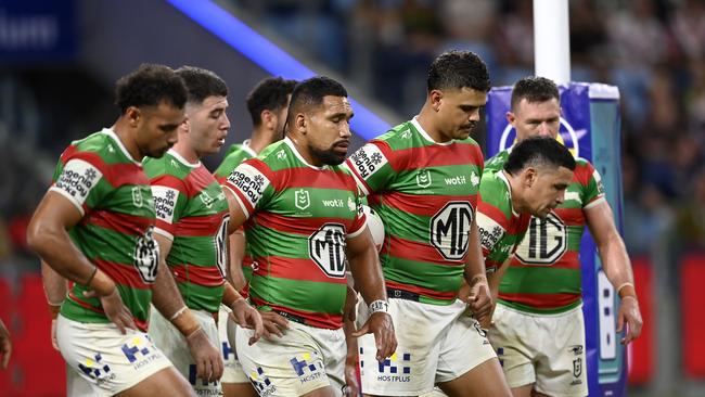 The Rabbitohs suffered their third straight loss to the start the season when they went down to the Roosters on Friday night. Credit: NRL Images.