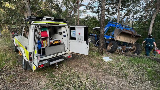 It is understood the man died on the property at Koumala after he was crushed between a tractor and a tree and went into cardiac arrest. Picture: Contributed