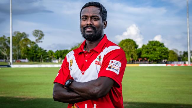 Waratah playing-coach Udara Weerasinghe. Picture: Patch Clapp.