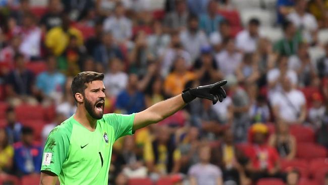 Brazil's goalkeeper Alisson Becker.