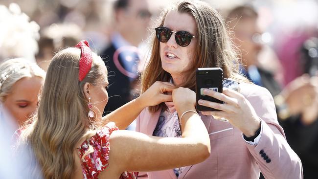 All tied up at Flemington. Picture: Getty Images