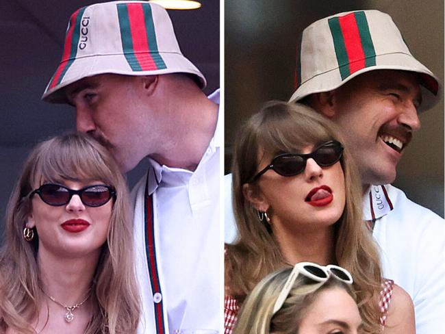 Taylor Swift and Travis Kelce put on a loved-up display at the US Open.