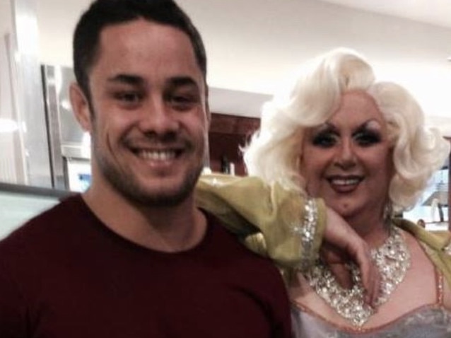 Jarryd Hayne with Portia Turbo. 