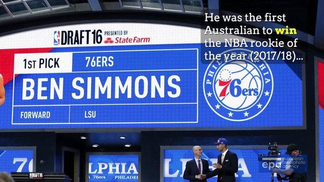Australian basketball star Ben Simmons signs $242million NBA contract with  Philadelphia 76ers