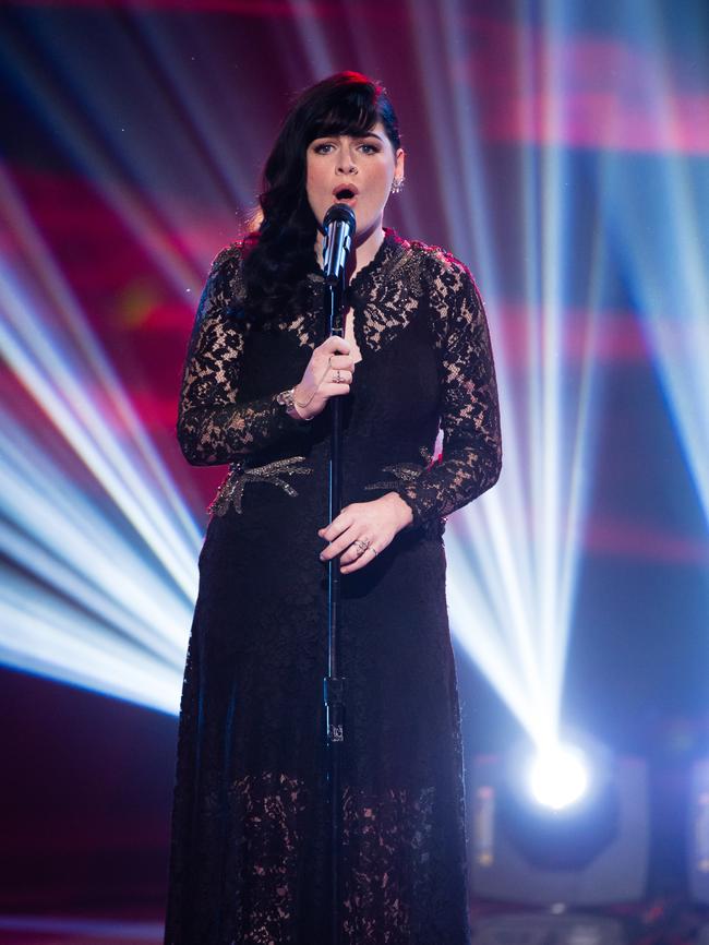 Eden on The Voice finale in 2012.