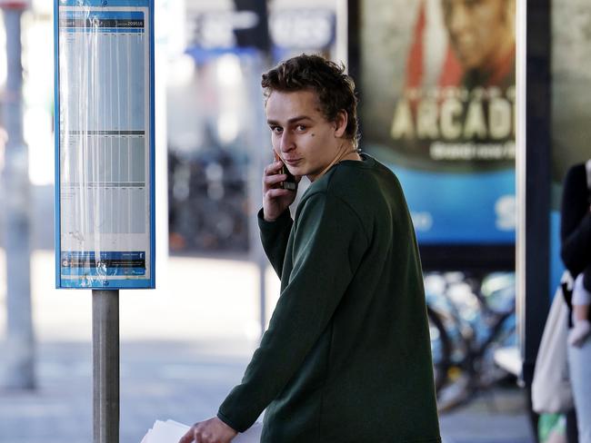 DAILY TELEGRAPH - 19/7/24Nathaniel Menere, charged overnight with a car pursuit ending in a crash at Dee Why, leaves the Manly police station. Picture: Sam Ruttyn