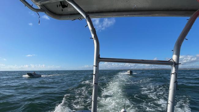 The Caloundra Coast Guard rescued two teenage boys who attempted to cross the dangerous Bribie Bar on December 5.