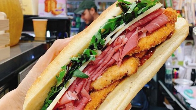 Classic sandwich from Vito’s Italian Deli in Hoboken.