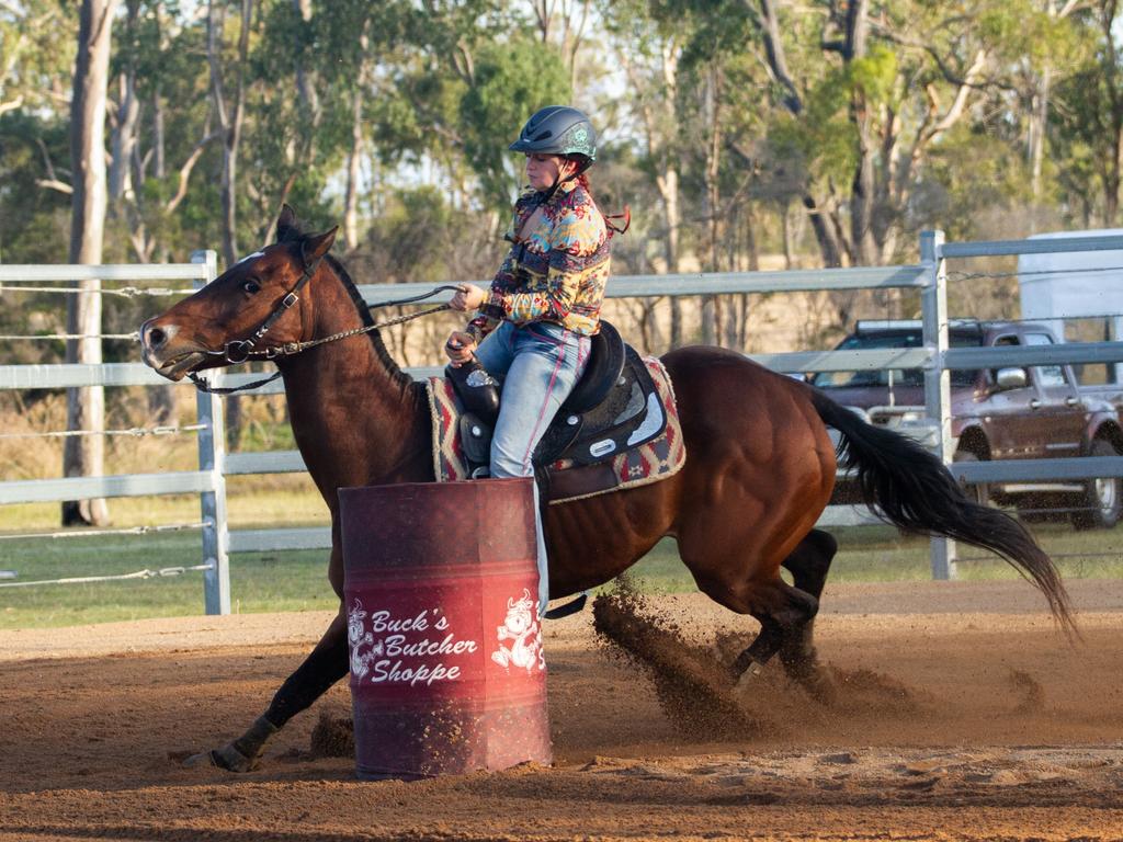 Tameeka Welch riding Hawke.