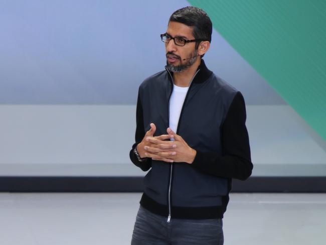 Google CEO Sundar Pichai is partially responsible for his huge pay packet. Picture: Christoph Dernbach/dpa